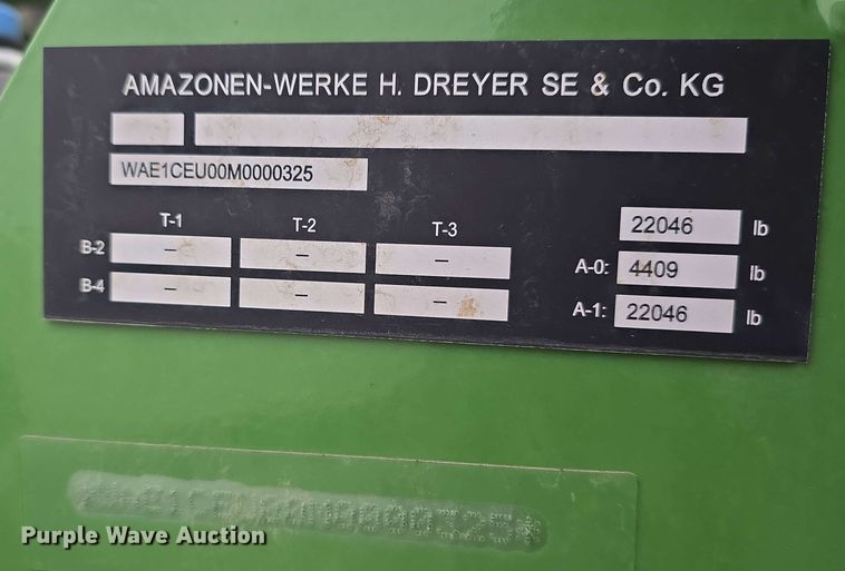 image for item DT6829 2021 Amazone Ceus 6000-2TX mulch finisher