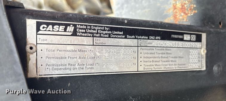 image for item DY2467 1997 Case IH CX50 tractor