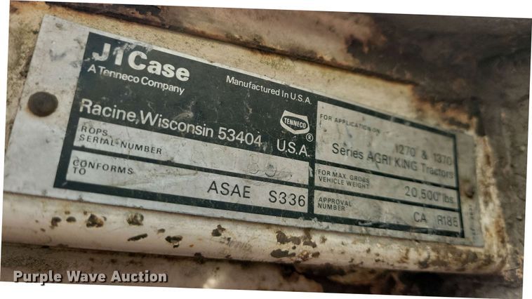 image for item EA2419 1974 Case Agri King 1370 tractor