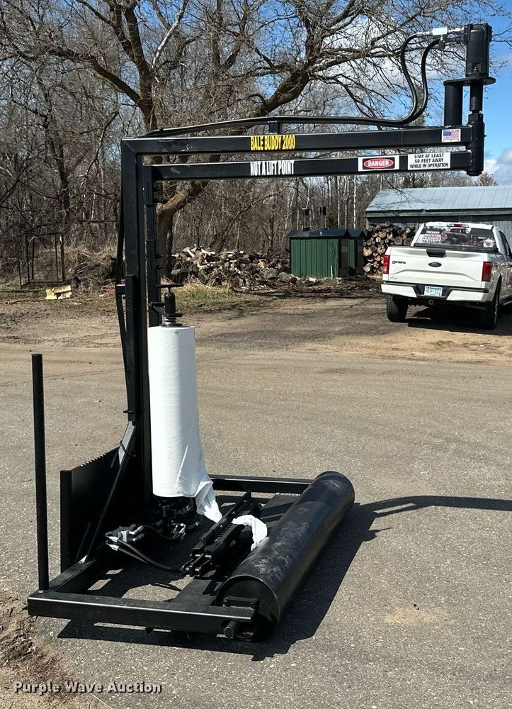 image for item EB2479 2025 Bale Buddy 2000 skid steer bale wrapper