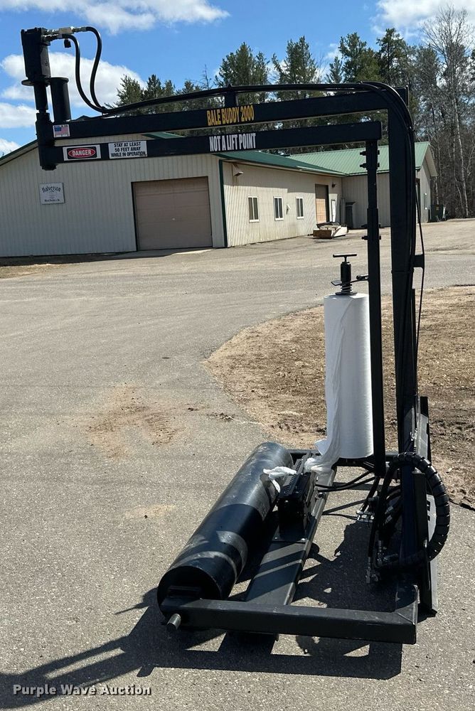 image for item EB2479 2025 Bale Buddy 2000 skid steer bale wrapper