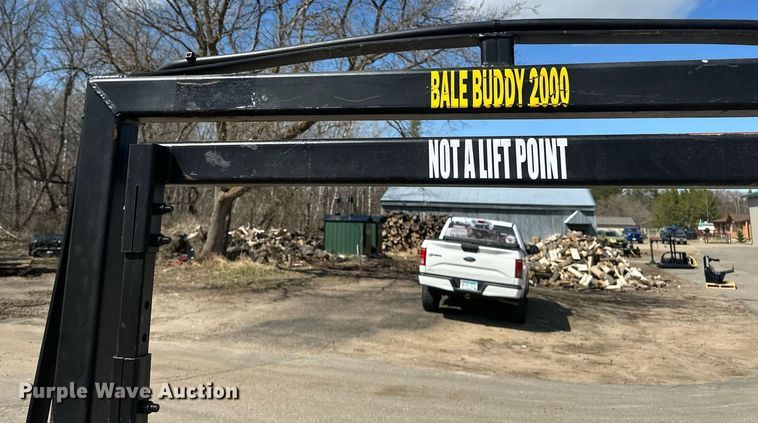 image for item EB2479 2025 Bale Buddy 2000 skid steer bale wrapper