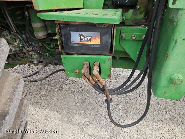 image for item EB8016 1992 John Deere 4455 MFWD tractor