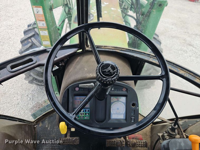 image for item EB8016 1992 John Deere 4455 MFWD tractor