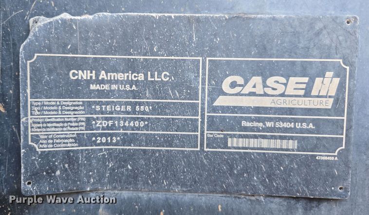 image for item EC0934 2013 Case IH Steiger 550 HD 4WD tractor