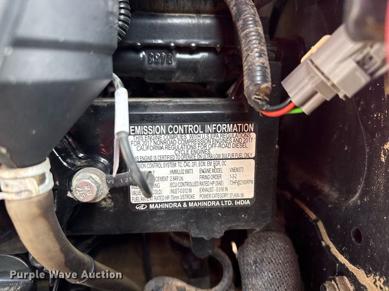 image for item EG5808 2021 Mahindra 6075 PST MFWD tractor