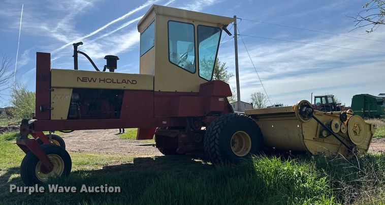 image for item EG6395 1992 New Holland 1118 swather / windrower