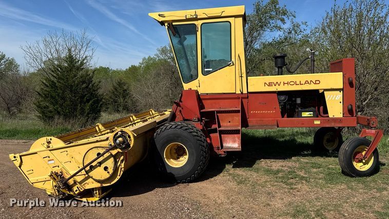 image for item EG6395 1992 New Holland 1118 swather / windrower