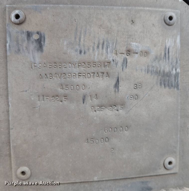 image for item EH0287 2000 Pinson feed delivery trailer