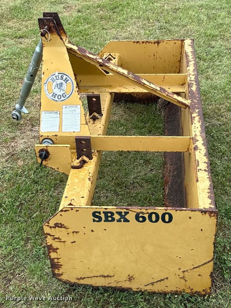 image for item EJ3676 Bush Hog SBX-600 box blade