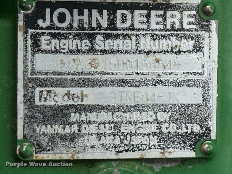 image for item EJ3679 2007 John Deere 790 MFWD tractor