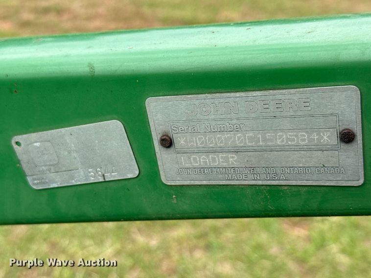 image for item EJ3679 2007 John Deere 790 MFWD tractor