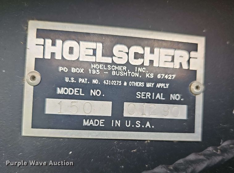 image for item EK5142 Hoelscher 150 skid steer bale accumulator grapple