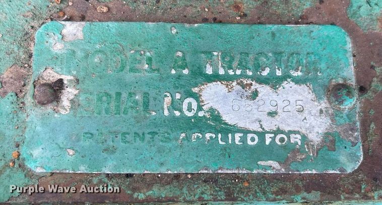 image for item EL2044 1950 John Deere Model A tractor