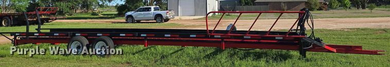 image for item EN8967 Hay bale trailer