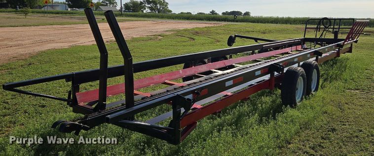 image for item EN8967 Hay bale trailer