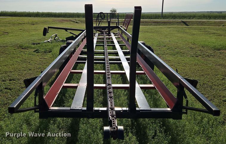 image for item EN8967 Hay bale trailer