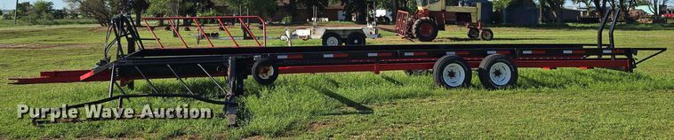 image for item EN8967 Hay bale trailer