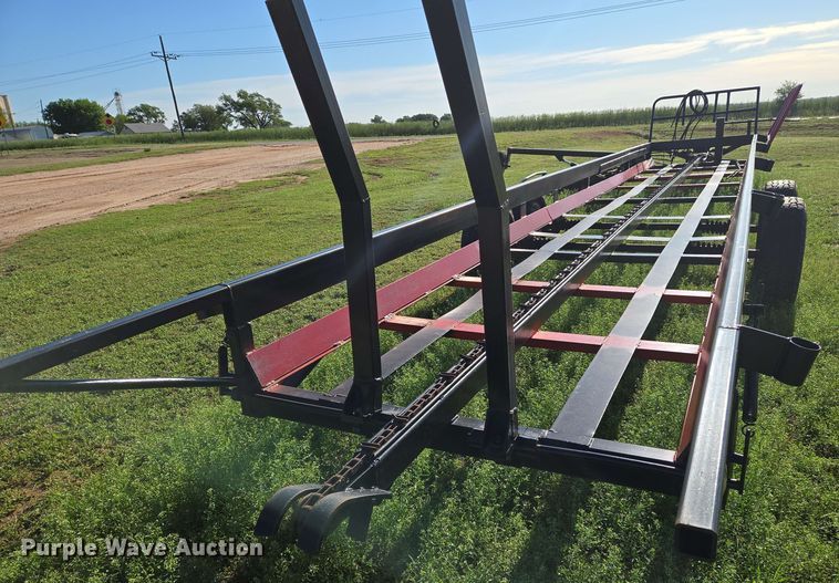 image for item EN8967 Hay bale trailer