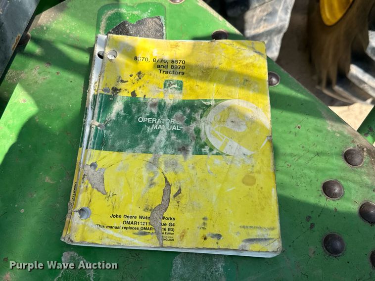 image for item EQ1434 1995 John Deere 8770 4WD tractor