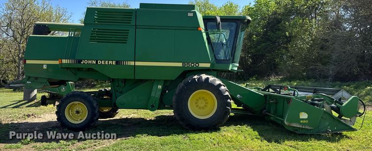 image for item EQ1438 1991 John Deere 9500 combine