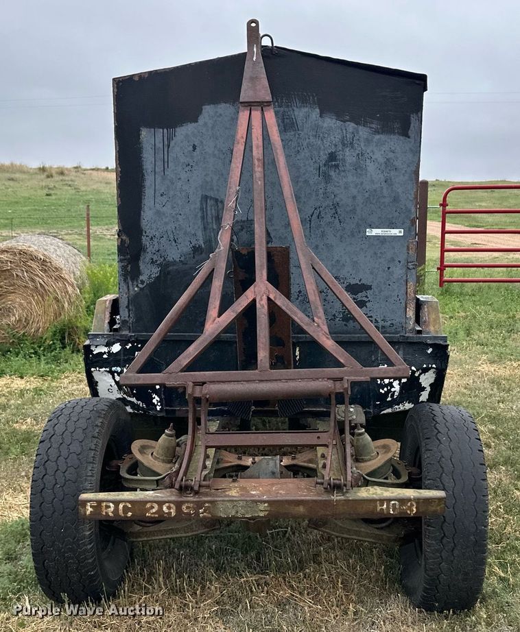 image for item EQ4670 Shop built cake feeder trailer