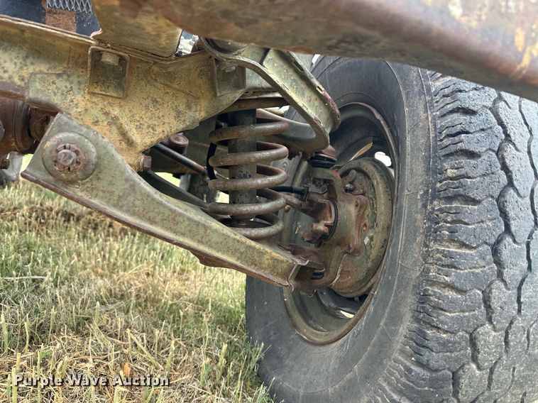 image for item EQ4670 Shop built cake feeder trailer