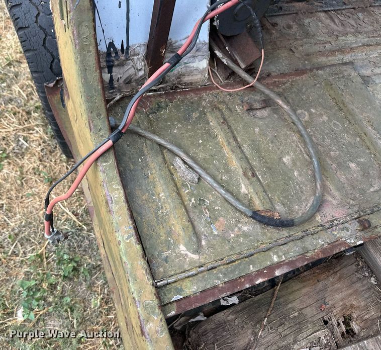 image for item EQ4670 Shop built cake feeder trailer