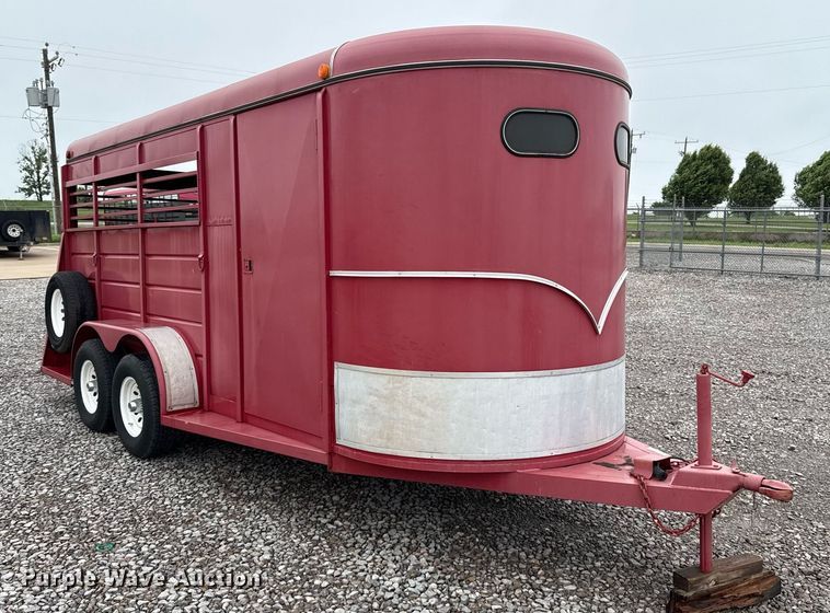 image for item ER1063 1998 WW livestock trailer