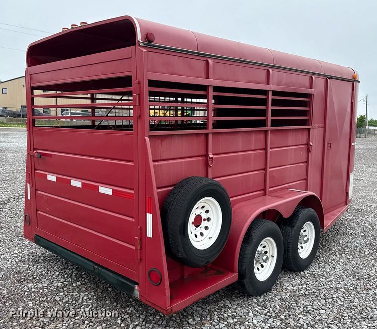 image for item ER1063 1998 WW livestock trailer
