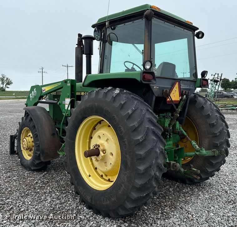 image for item ER1068 1983 John Deere 4450 MFWD tractor