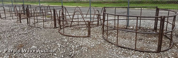 image for item ER1075 (5) round bale feeders
