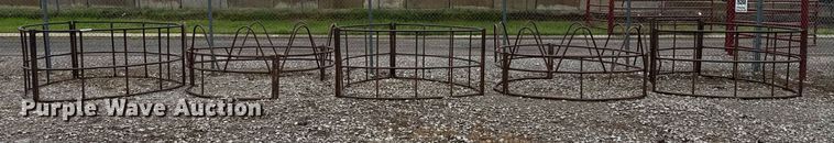 image for item ER1075 (5) round bale feeders