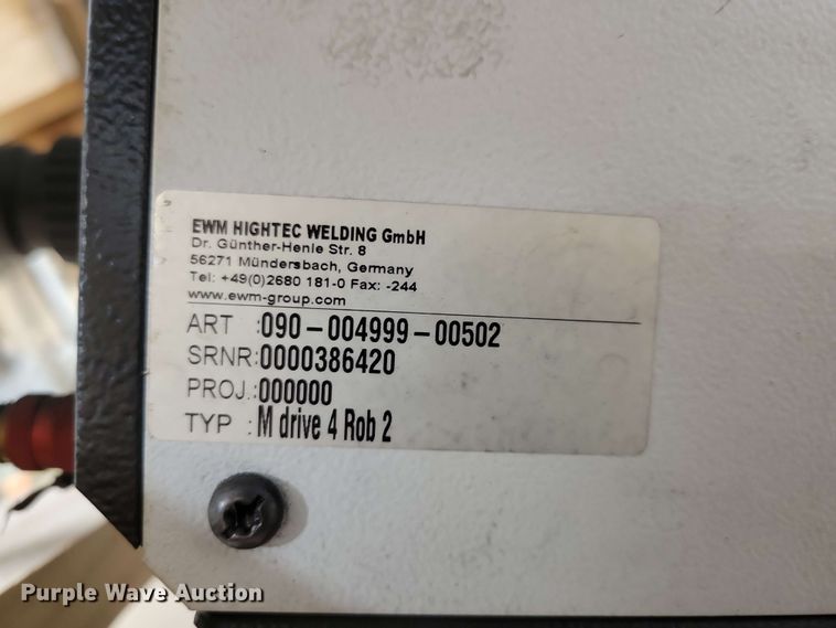 image for item NV9839 (2) ABB robotic wire welders