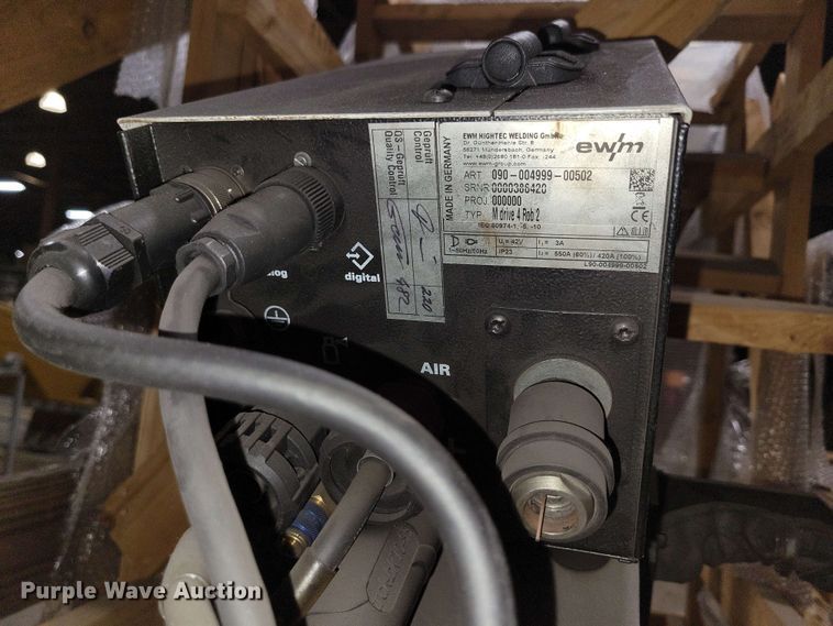 image for item NV9839 (2) ABB robotic wire welders