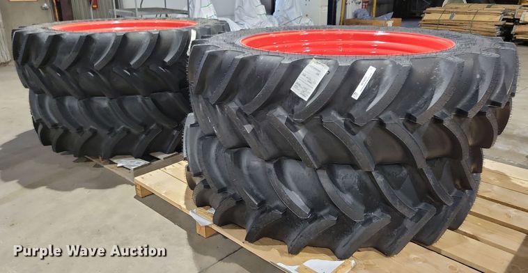 image for item NV9850 (4) Goodyear Optitrac 480/70R46 tires and wheels