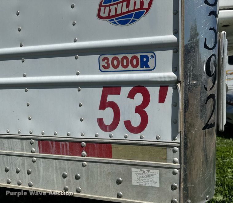 image for item DL7761 2006 Utility Trailer Manufacturer refrigerated van trailer