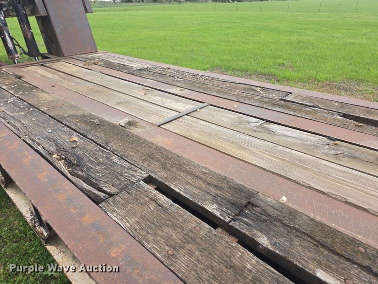 image for item DO7950 1982 Shoals Hercules 40DLBHR lowboy equipment trailer