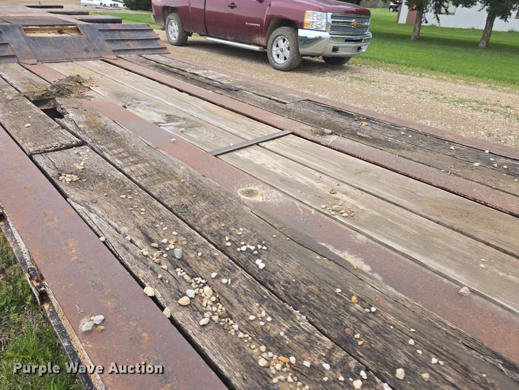 image for item DO7950 1982 Shoals Hercules 40DLBHR lowboy equipment trailer