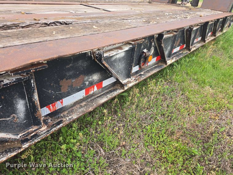 image for item DO7950 1982 Shoals Hercules 40DLBHR lowboy equipment trailer