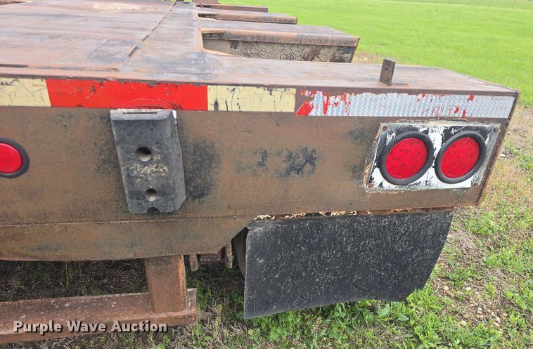 image for item DO7950 1982 Shoals Hercules 40DLBHR lowboy equipment trailer