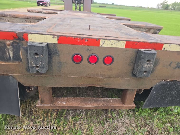 image for item DO7950 1982 Shoals Hercules 40DLBHR lowboy equipment trailer
