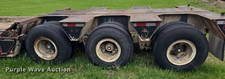 image for item DO7950 1982 Shoals Hercules 40DLBHR lowboy equipment trailer