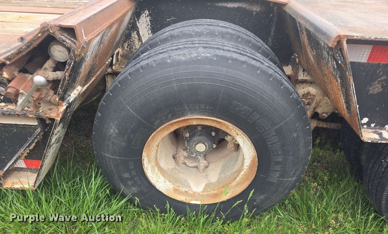 image for item DO7950 1982 Shoals Hercules 40DLBHR lowboy equipment trailer