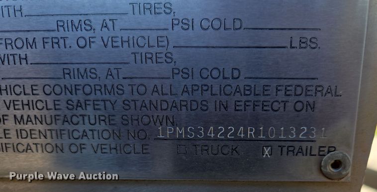 image for item DP6346 1994 Polar tank trailer