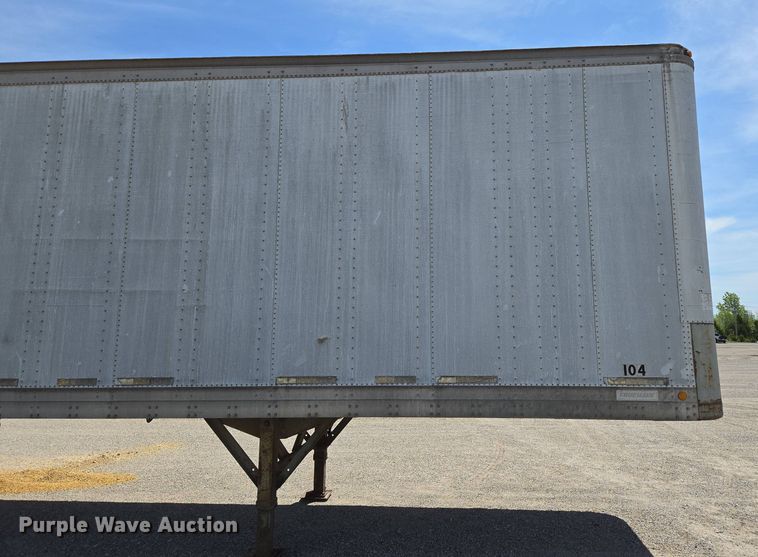 image for item DP6348 1986 Fruehauf FBX-F2-48 dry van trailer