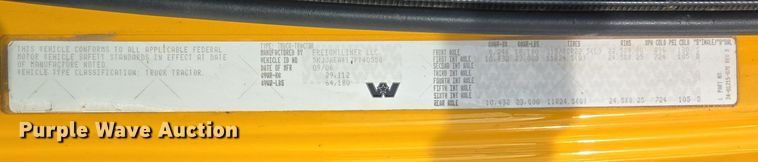 image for item DP6351 2007 Western Star 4900FA semi truck