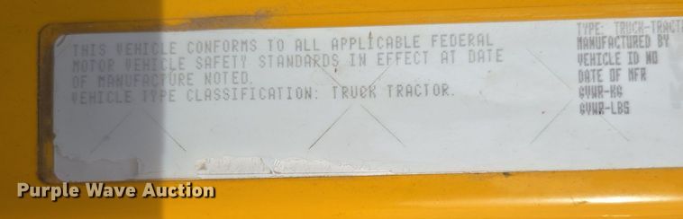 image for item DP6351 2007 Western Star 4900FA semi truck