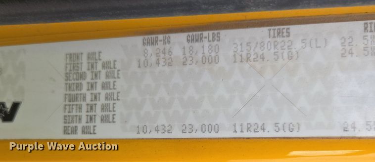 image for item DP6351 2007 Western Star 4900FA semi truck