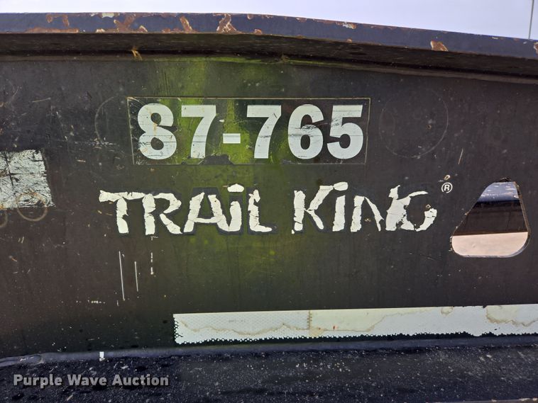 image for item DP6354 2007 Trail King TK110HDG-533 lowboy equipment trailer